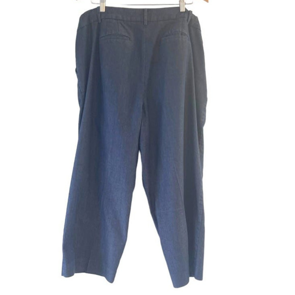 Talbots Women's Mills Navy/White Ankle Dress Pants Slacks Size 16W - Picture 5 of 9